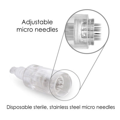 Adjustable micro needles dermastamp skin needling